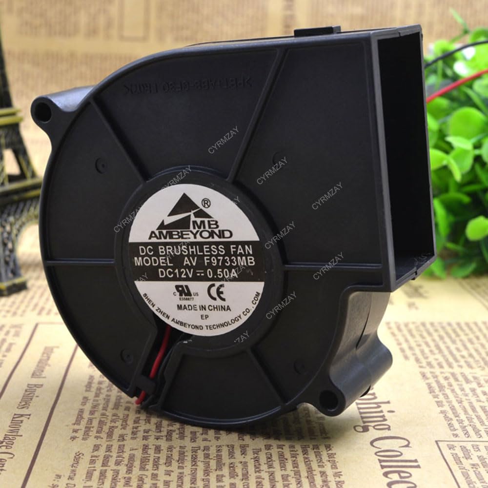CYRMZAYCompatible For AMBEYOND AV-F9733MB 12V 0.50A 9733 2-Wire cooling fan