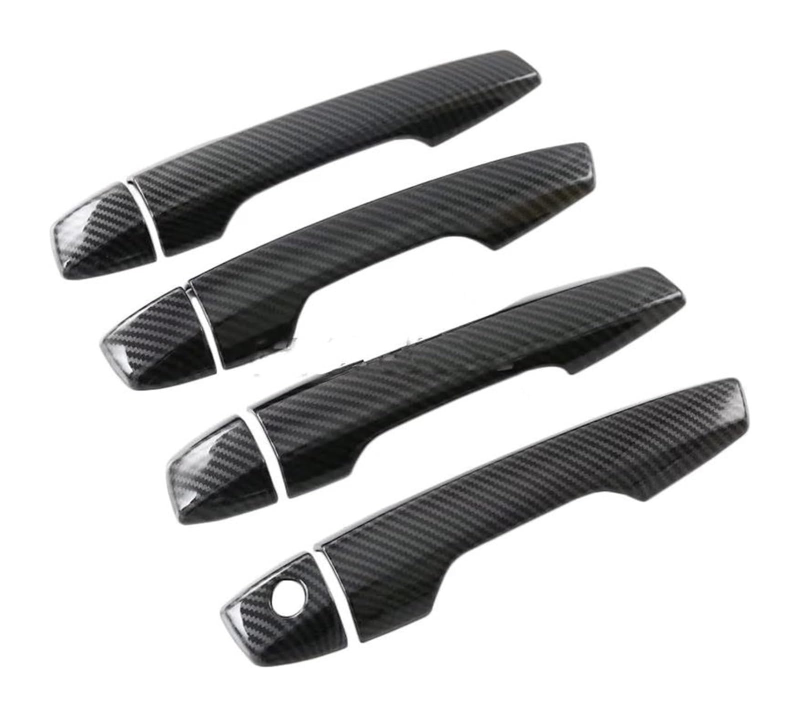 Hckclmbmzw C For Outlander 2022 2023 2024 Abs Arbon Fiber Ar External Side Door Handle Bowl Atch Over Protection Trim Lhd Door Handle Over(C)