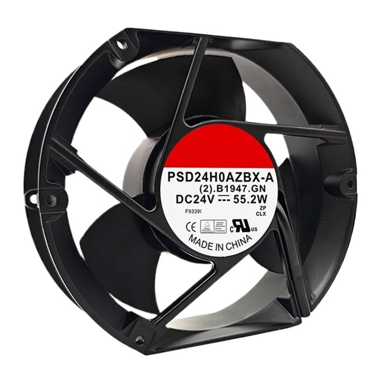 Ventilateur de refroidissement 24V haute puissance 55.2W pour dissiper la chaleur des machines