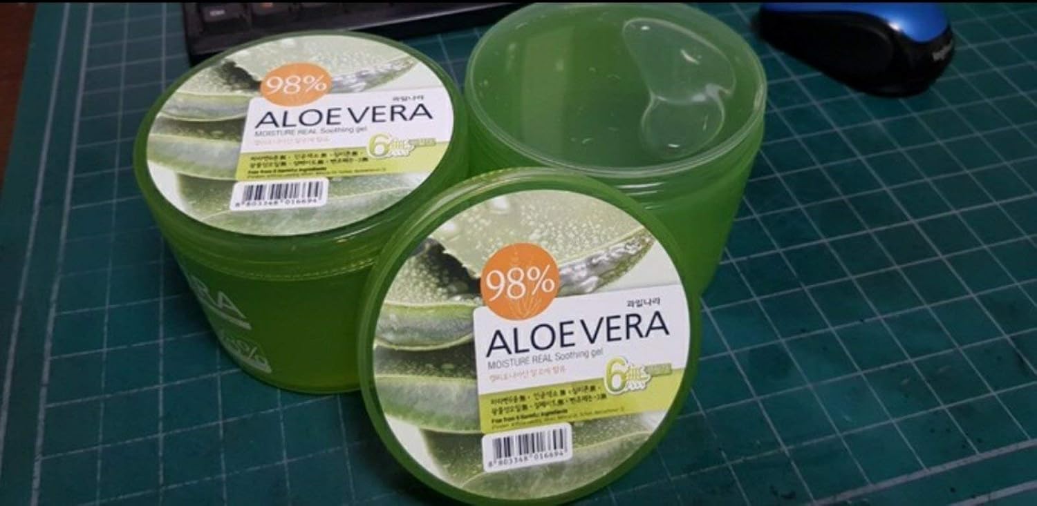 Kwailnara 95% Aloe Vera Moisture Real Soothing Gel for Face Body Hand Hair 500ml / 16.9 oz