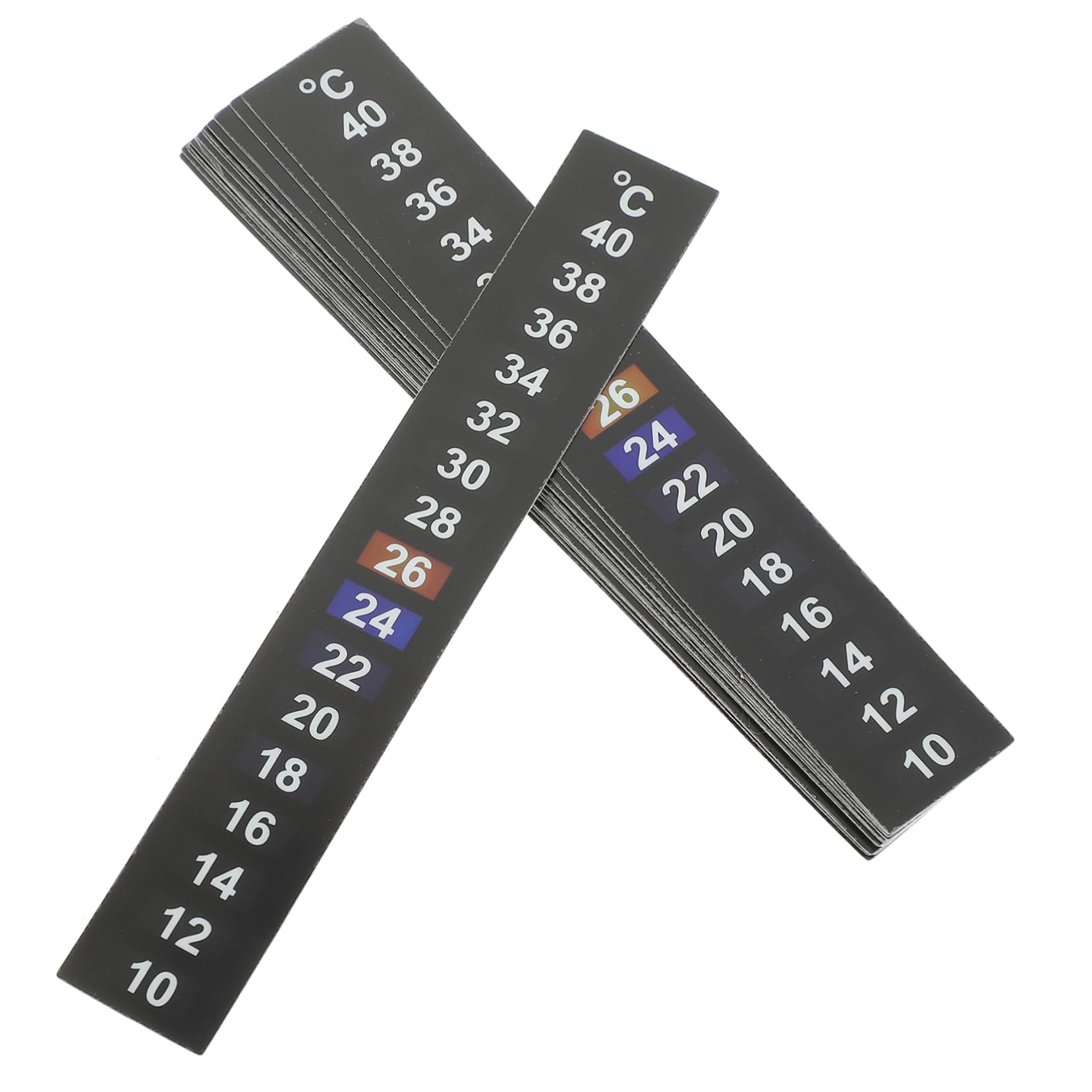 Yardwe 150 Stk Thermometerstreifen Wein Aquariumstreifen flüssig Fieber digitales Thermometer Nagelaufkleber spezielles Thermometerband Innenthermometer drinnen Klebestreifen Klebeband