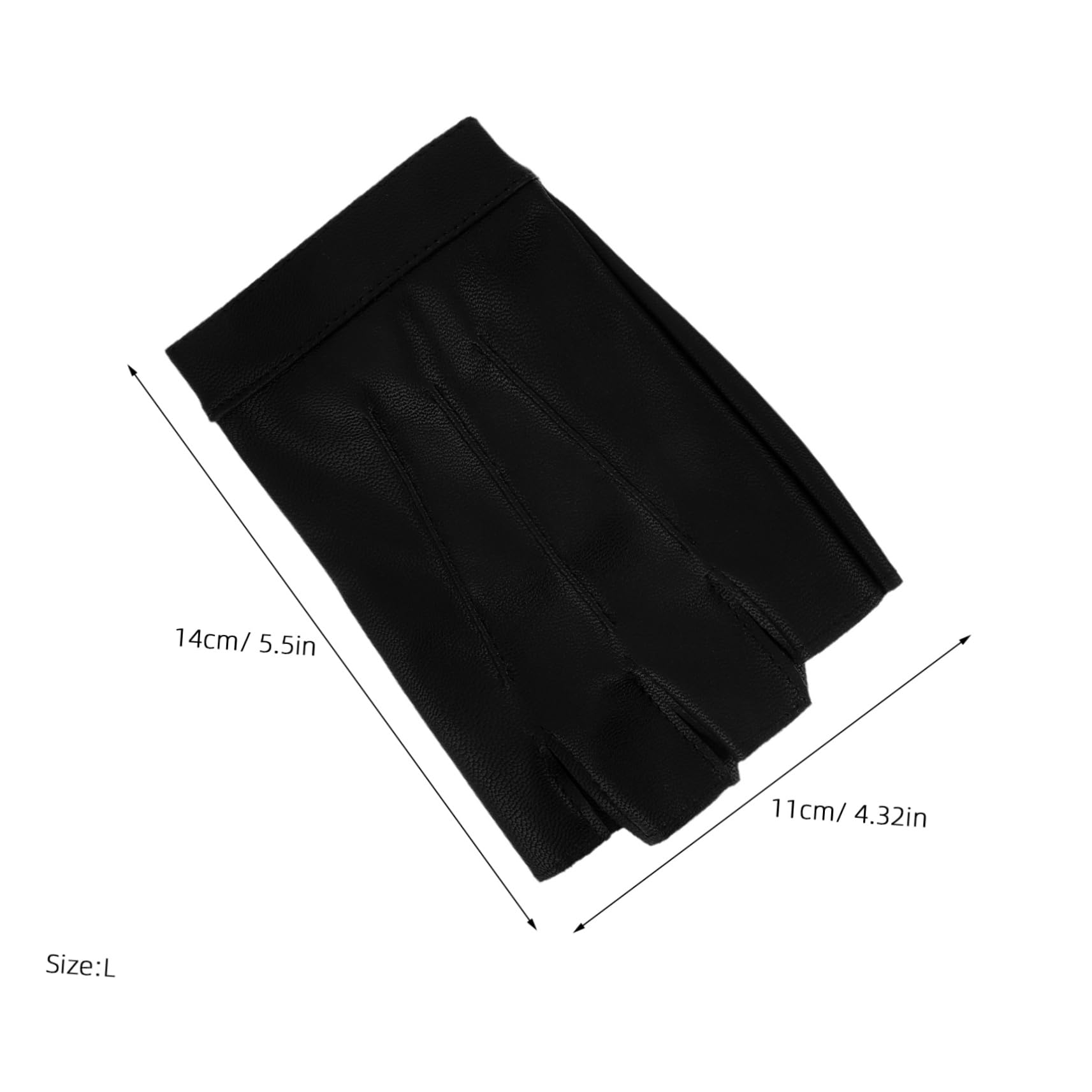 BESPORTBLE 1 Pair Half Finger Cycling Gloves for Men and Women PU Leather Biking Outdoor Gloves Breathable Design for Gym Workouts and Motorcycle Riding Enhanced Grip and Control