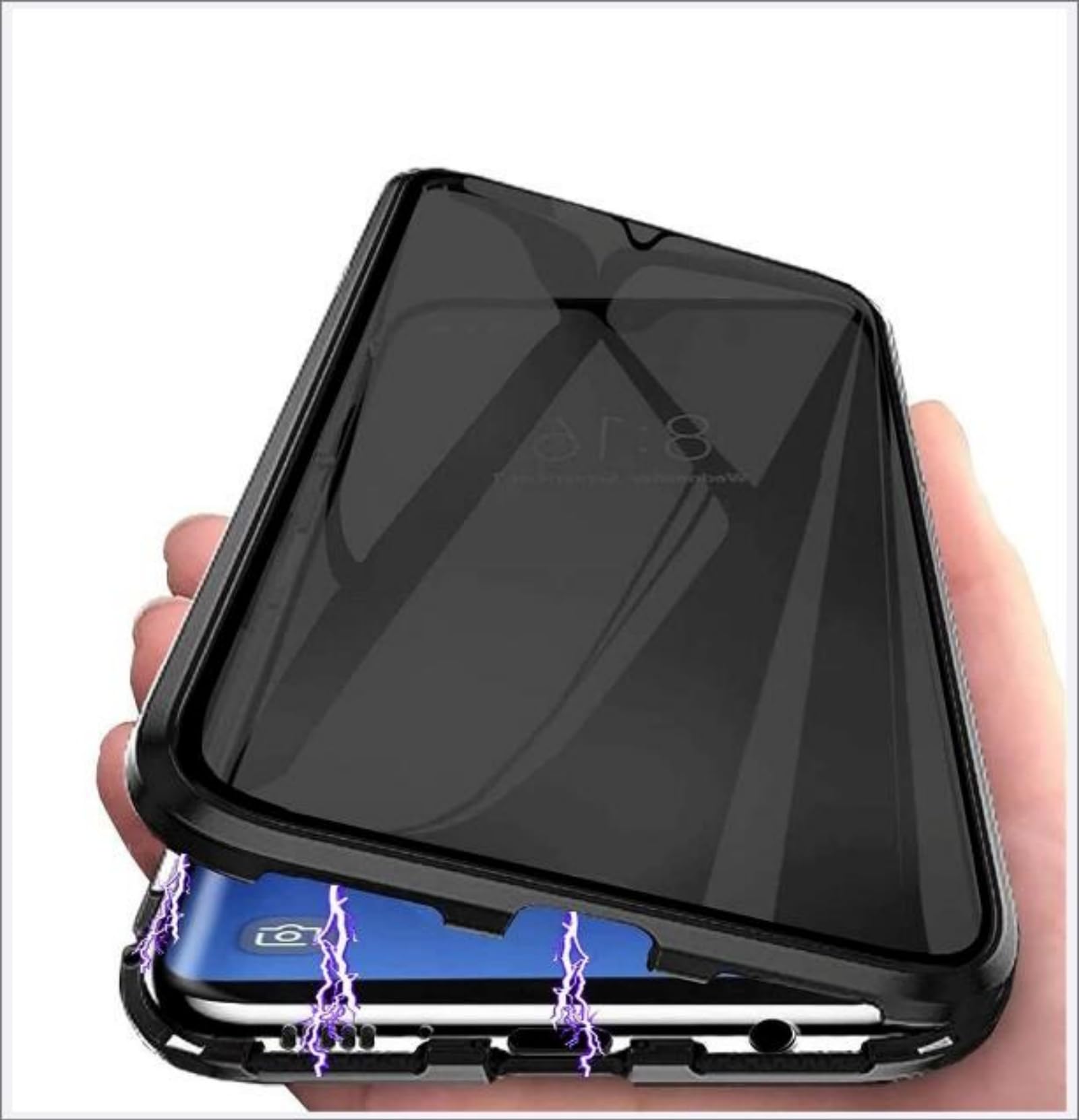 Coque Privacy Samsung S25 en métal antichoc pour protéger votre écran des regards