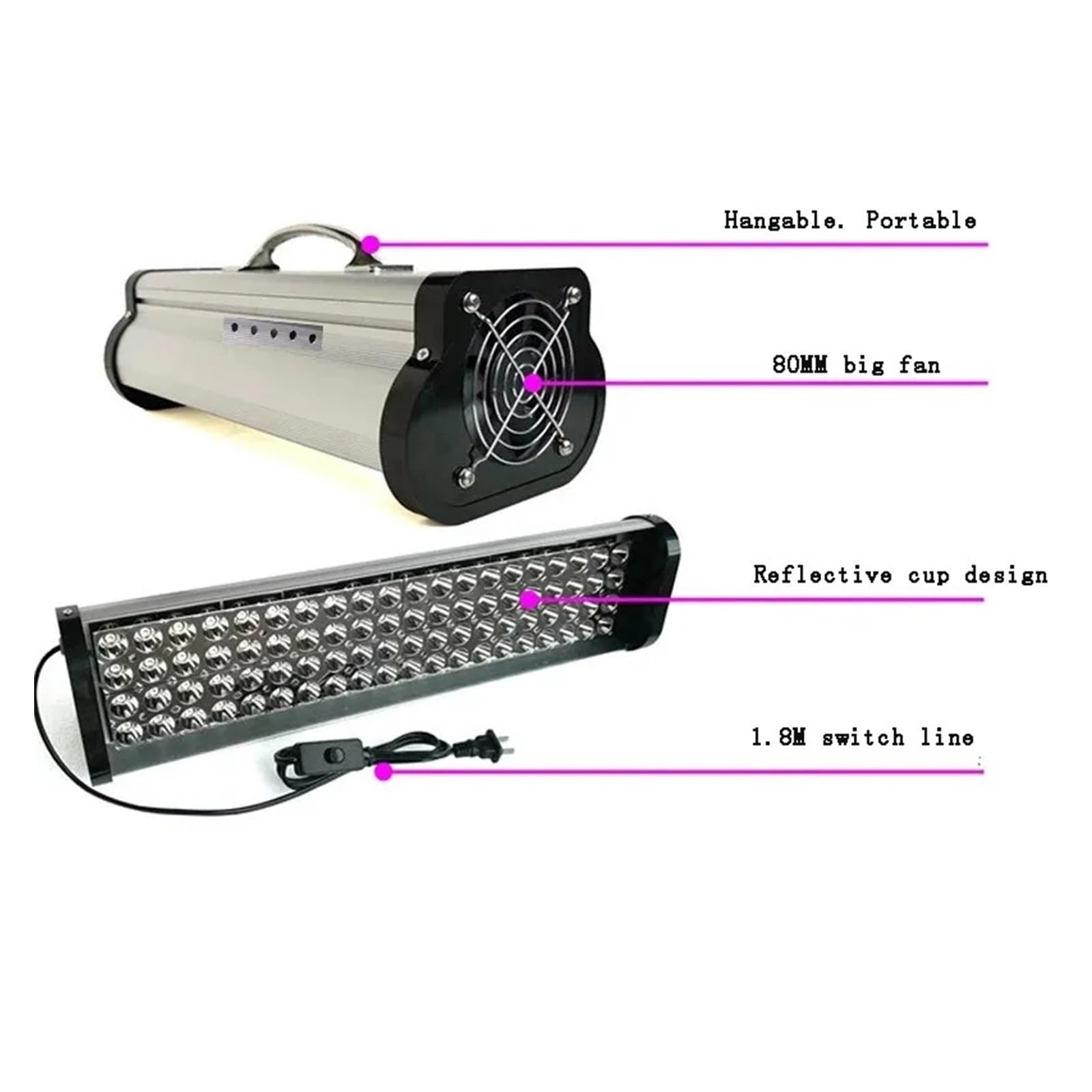 Lampada per polimerizzazione UV Lampada polimerizzante colloidale UV da 500 W adatta for stampa con esposizione a olio verde con inchiostro, resina fotosensibile polimerizzante, 395 nm 405 nm(395nm)