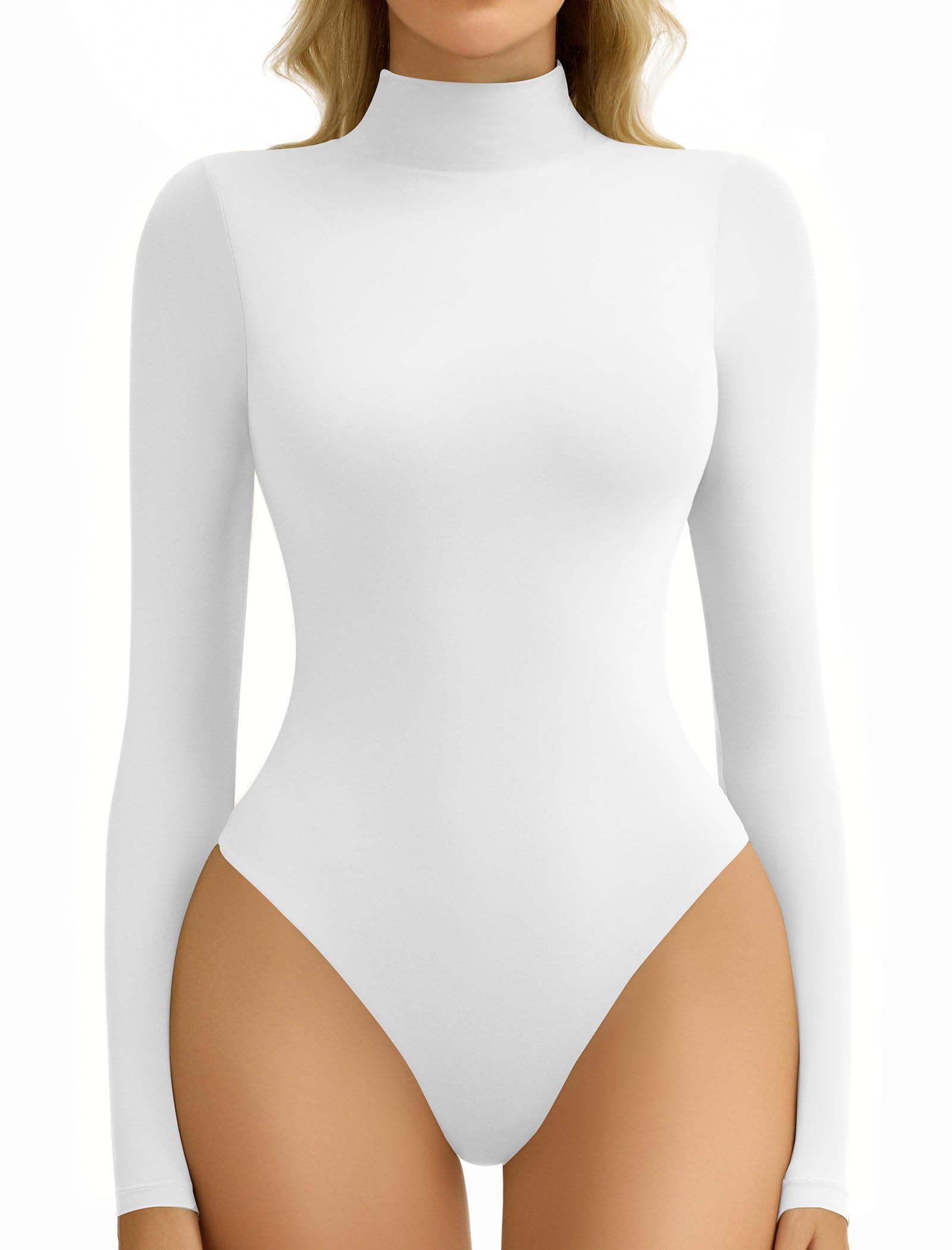 Avidlove High Neck Long Sleeve Bodysuit