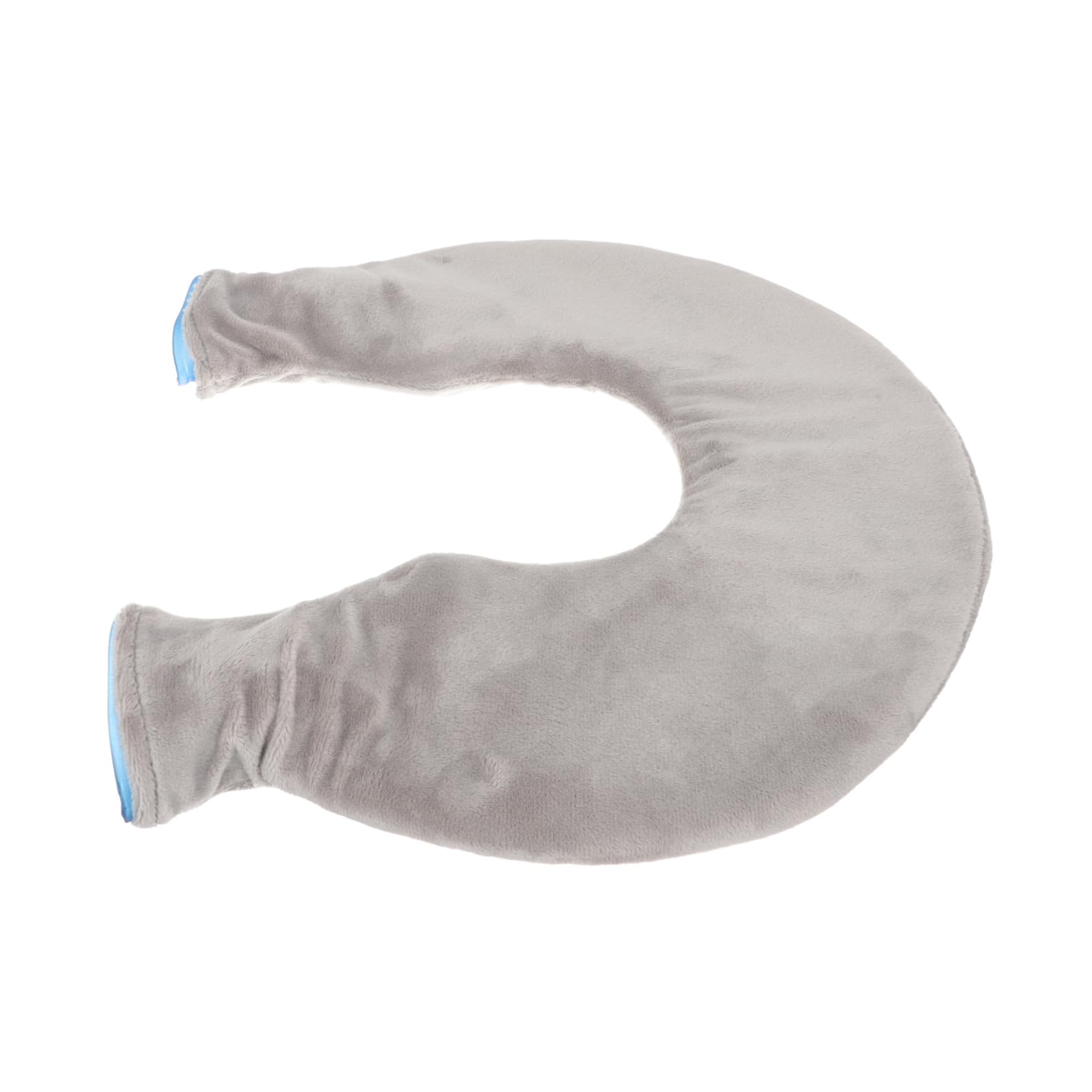 Impacco Freddo Caldo Riutilizzabile a U in Pvc per Collo e Spalle, Borsa Ghiaccio Blu in Gomma e Poliestere per Sollievo e Riabilitazione