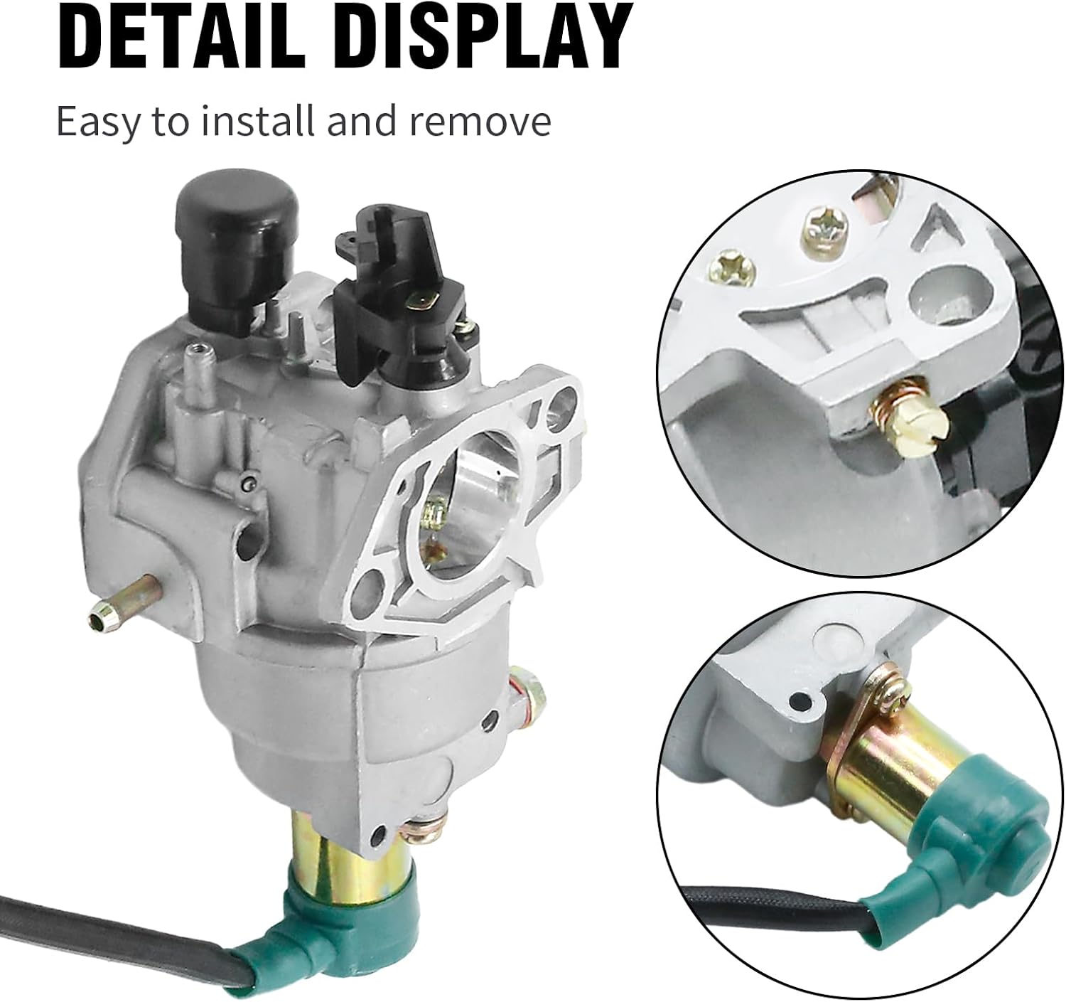 16100-ZE2-734 Carburetor Replacement for Honda EB5000X EW171, for DEK 6500, Replacement for Powerlift GG5500 GG7000, for Powertrain PT900G, Replaces 16100-ZE3-704