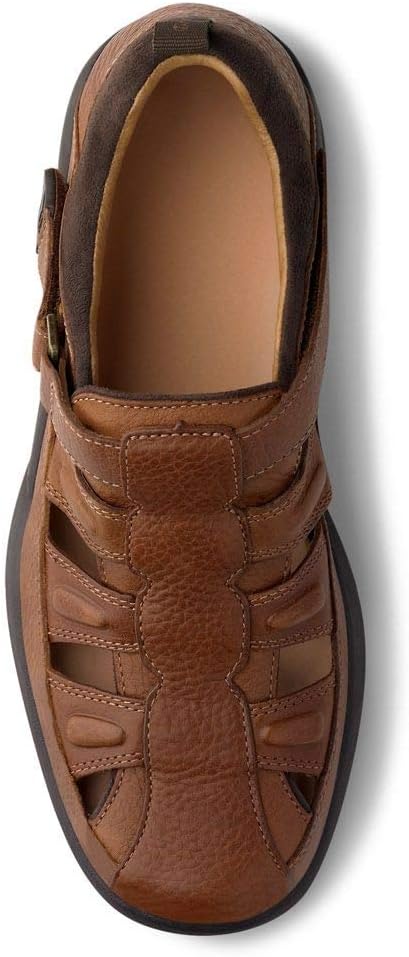 Dr. Comfort Fisherman Men's Therapeutic Diabetic Extra Depth Sandal: Chestnut 8.5 Medium (B/D)