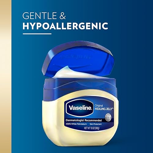 Miniatura 5 de Vaseline Petroleum Jelly - Paquete de 2 unidades – Protector de piel recomendado por dermatólogos, ungüento curativo para belleza y cuidado