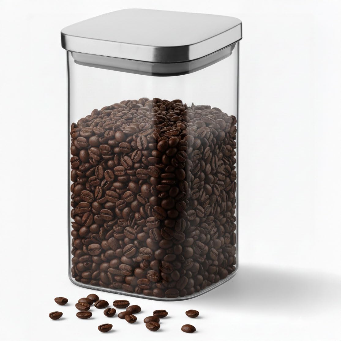 Deconox 1100ml Sızdırmaz Vakumlu Metal Kapaklı Borosilikat Cam Kavanoz – Hava Geçirmez & Dayanıklı Gıda Saklama Kabı (10cm x 17cm)