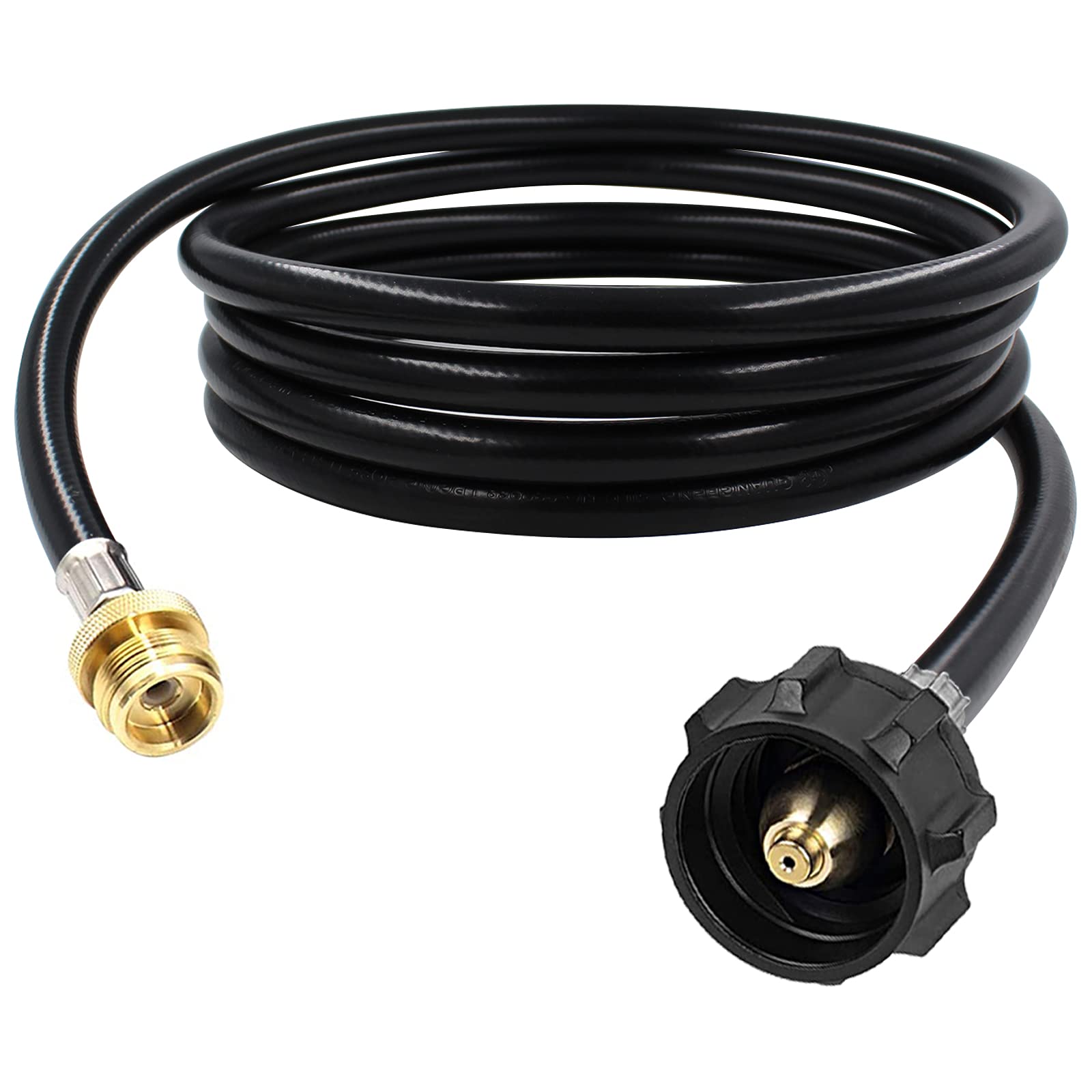 Adaptador De Manguera De Propano De 3.6 M Con Medidor - Conecta Dispositivos Pequeños A Tanques Grandes (0.5 Kg A 9 Kg)