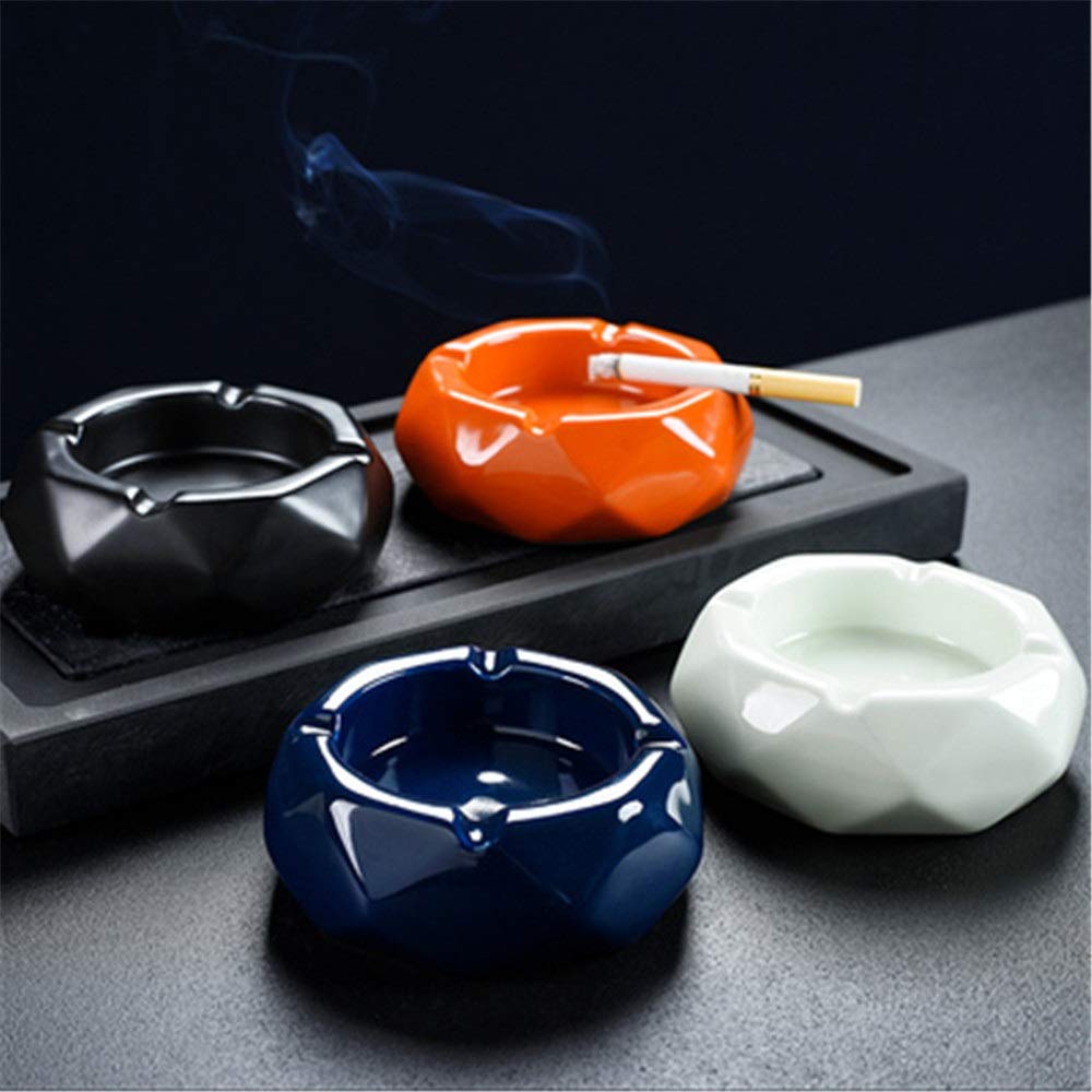 大理石イタリア製マルチカラー 置き型灰皿セット ガラスで出来た