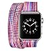 Produktbild TRBOL Armband für Apple Watch 38mm 40mm,PU Leder Ersatzband mit Edelstahl Gürtelschnalle Leder Uhrenarmband für Apple Watch 38mm 40mm Series 1/2/3/4 (8)
