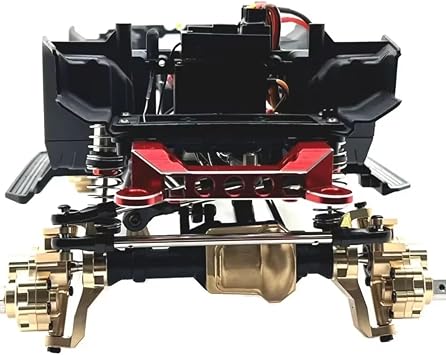 Compatible With WLtoys 104006 104010 104020 104026 RC Car Upgrade Parts Modification Accessories Brass Front Axle C For Seat RC Car Accessories
