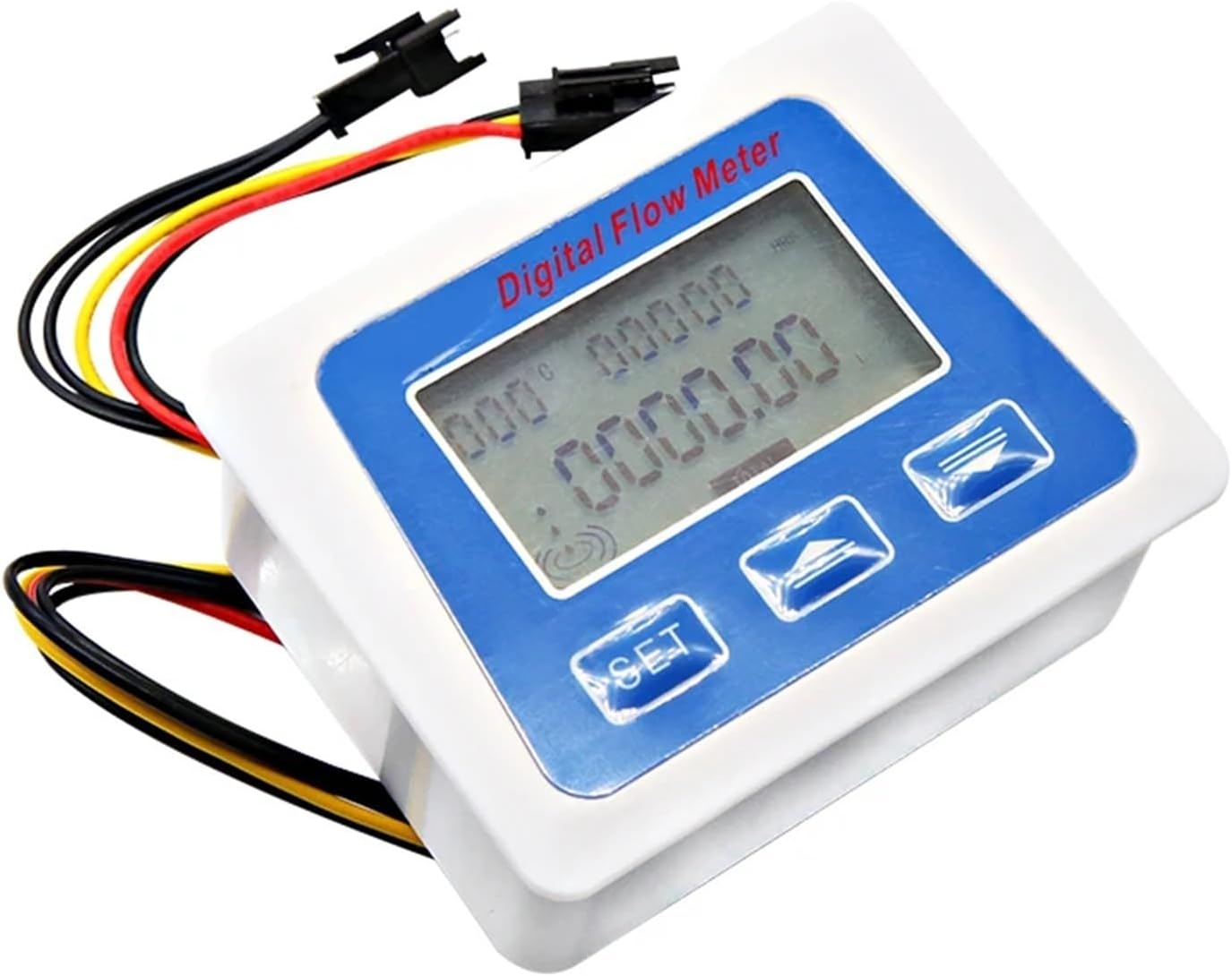 Smart Electronic Water Meter Low Power Consumption Digital Display Flowmeter Battery Powered DC5V