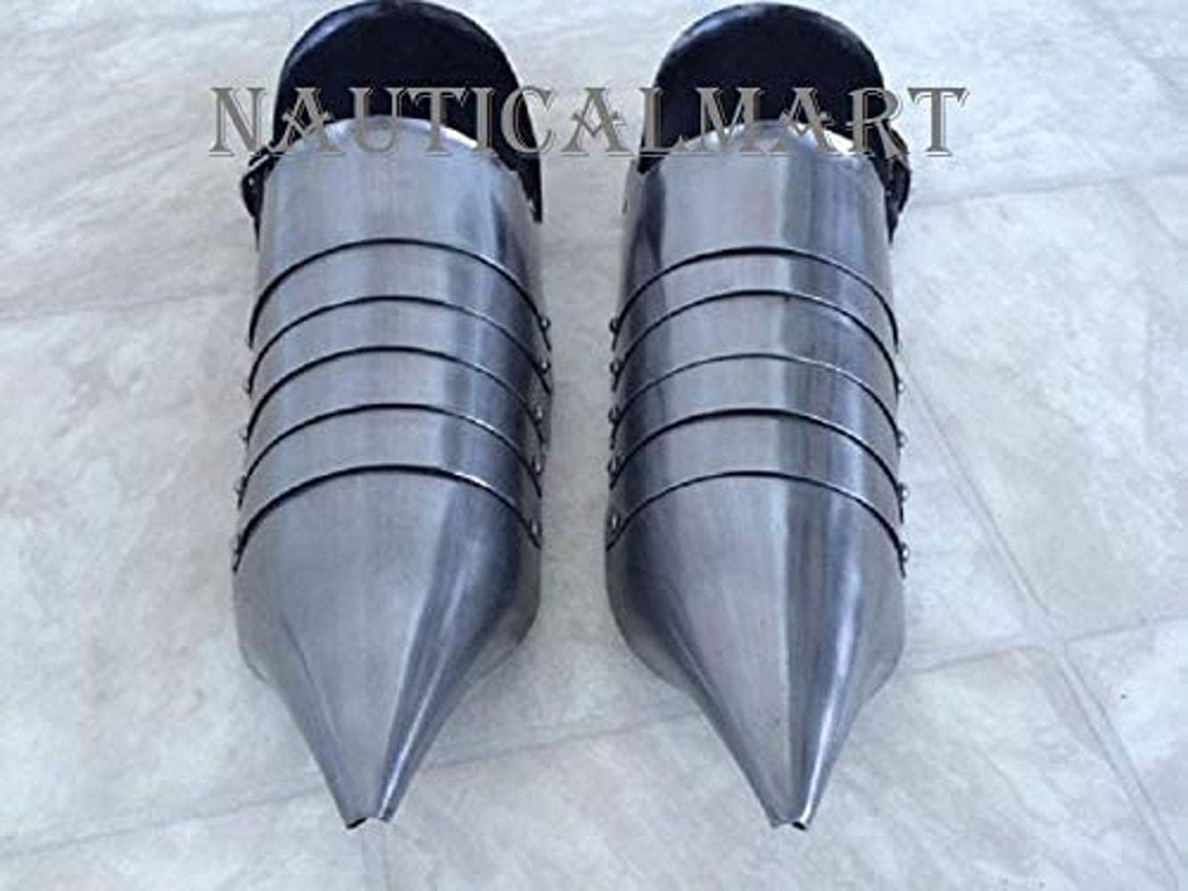 NauticalMart Medieval Viking Centurion Armor Shoes Steel Pair Shoes