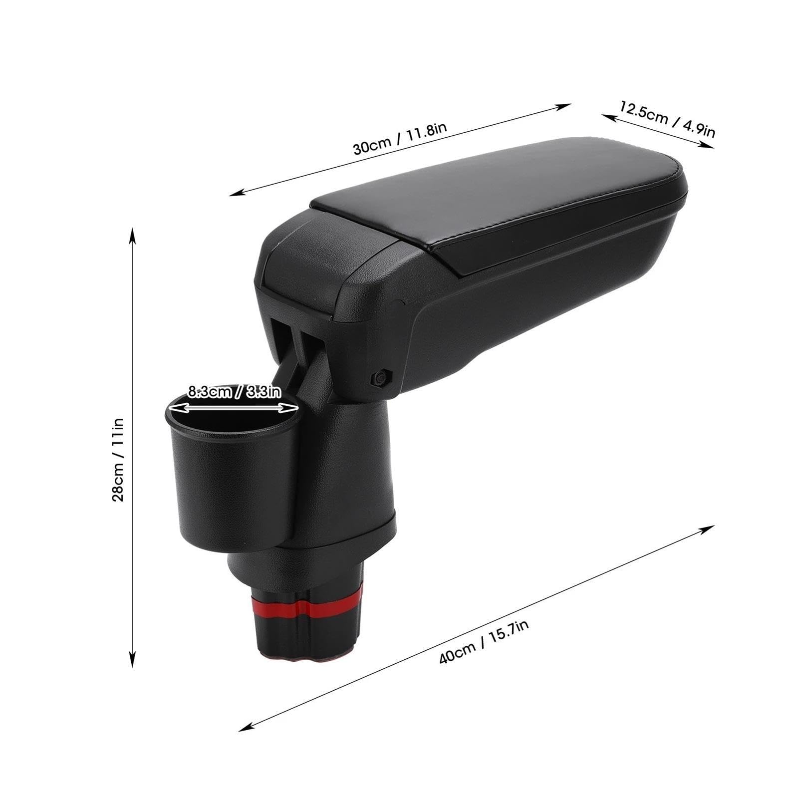 para Forfour 453 para Smart 15-19 Caja Apoyabrazos Central Coche