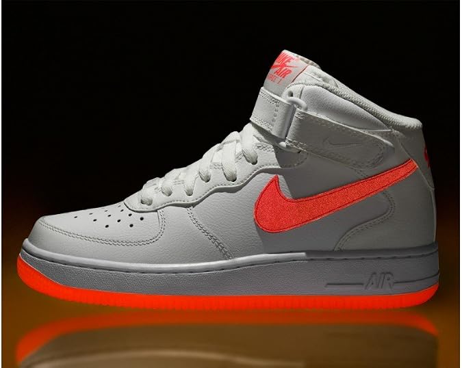 Nike Air Force 1 Mid Bianco Baffo Rosa : Amazon.it: Scarpe e borse