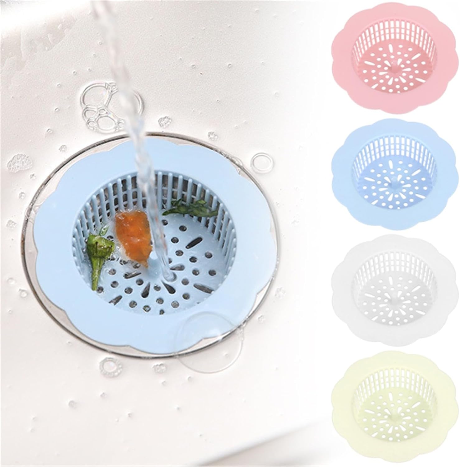 YUUAND Kitchen Sink Drain Strainer,Filter Spout Filter Sink Strainer