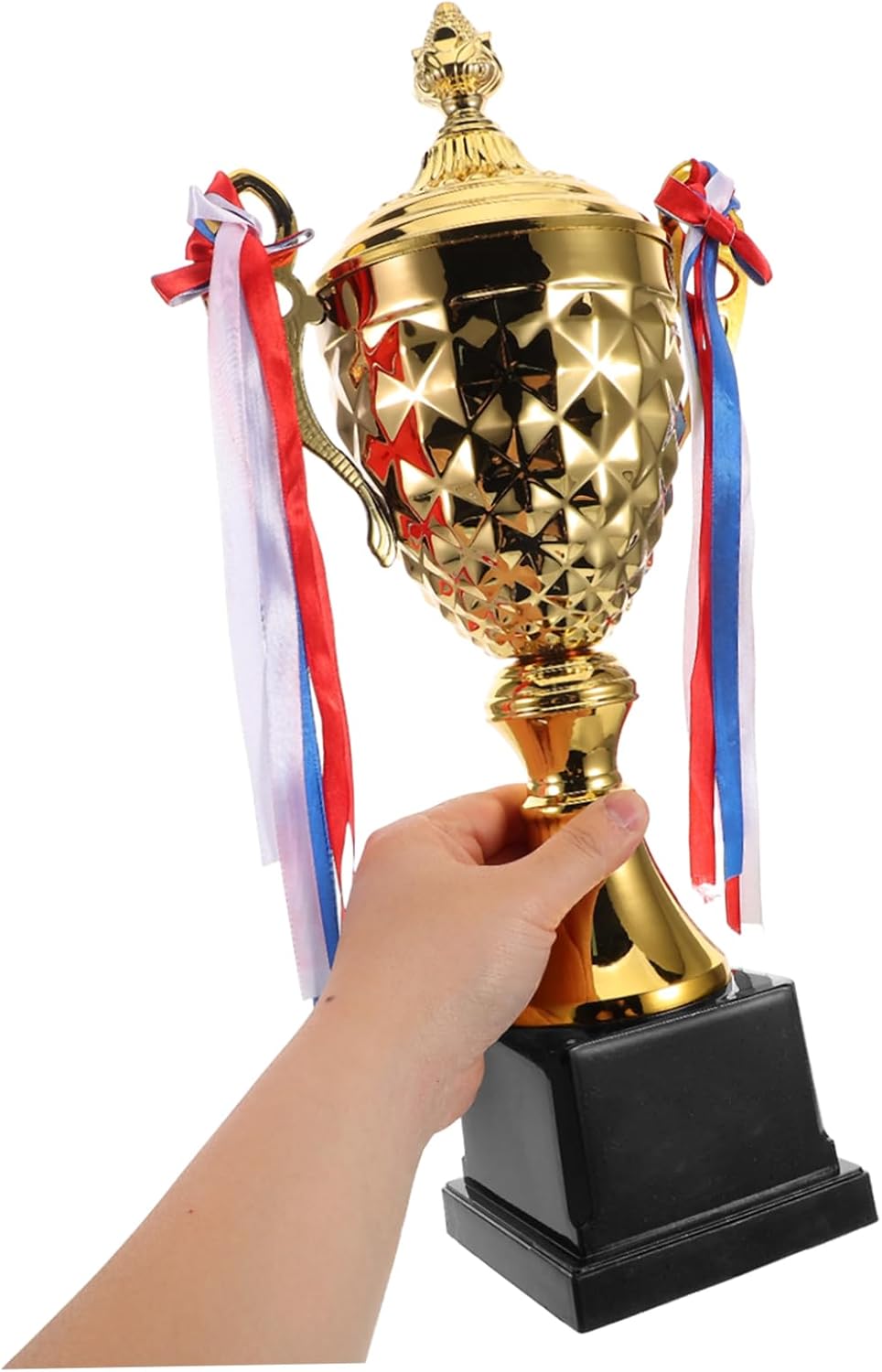 BESPORTBLE Large Trophy Cup : Metal Trophy Cup - Winners Trophies Prize for Athletic Events Competitions and Tournaments Unique Design for Indoor and Outdoor