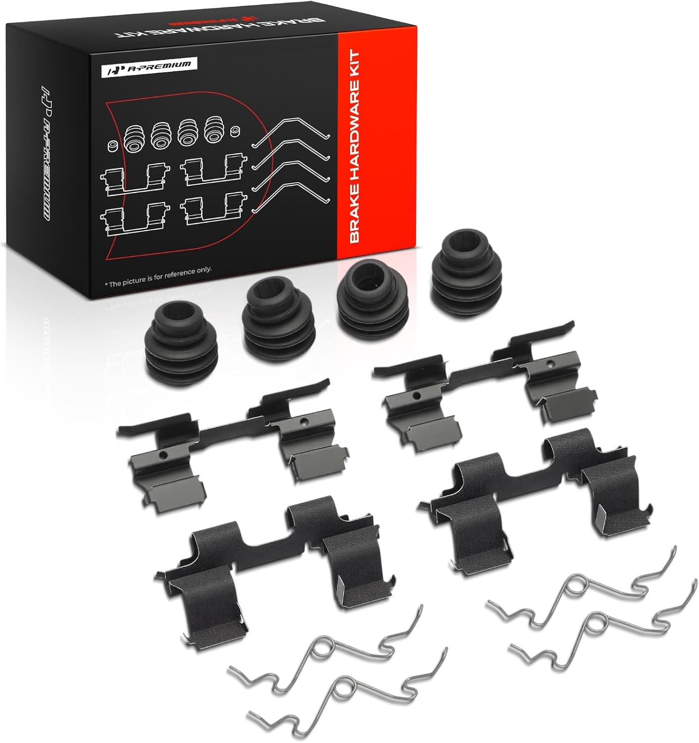 A-Premium Front Disc Brake Hardware Kit