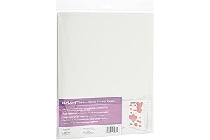 Tabbed Rubber Stamp Storage Panels 4/Pkg 8.5"X11"