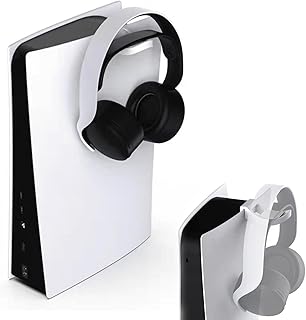 Controller Holder for PS5, Gaming Controller Stand - Universal Headset & Hanger for PS5/Slim/Pro Consoles, Minimalist Desi...