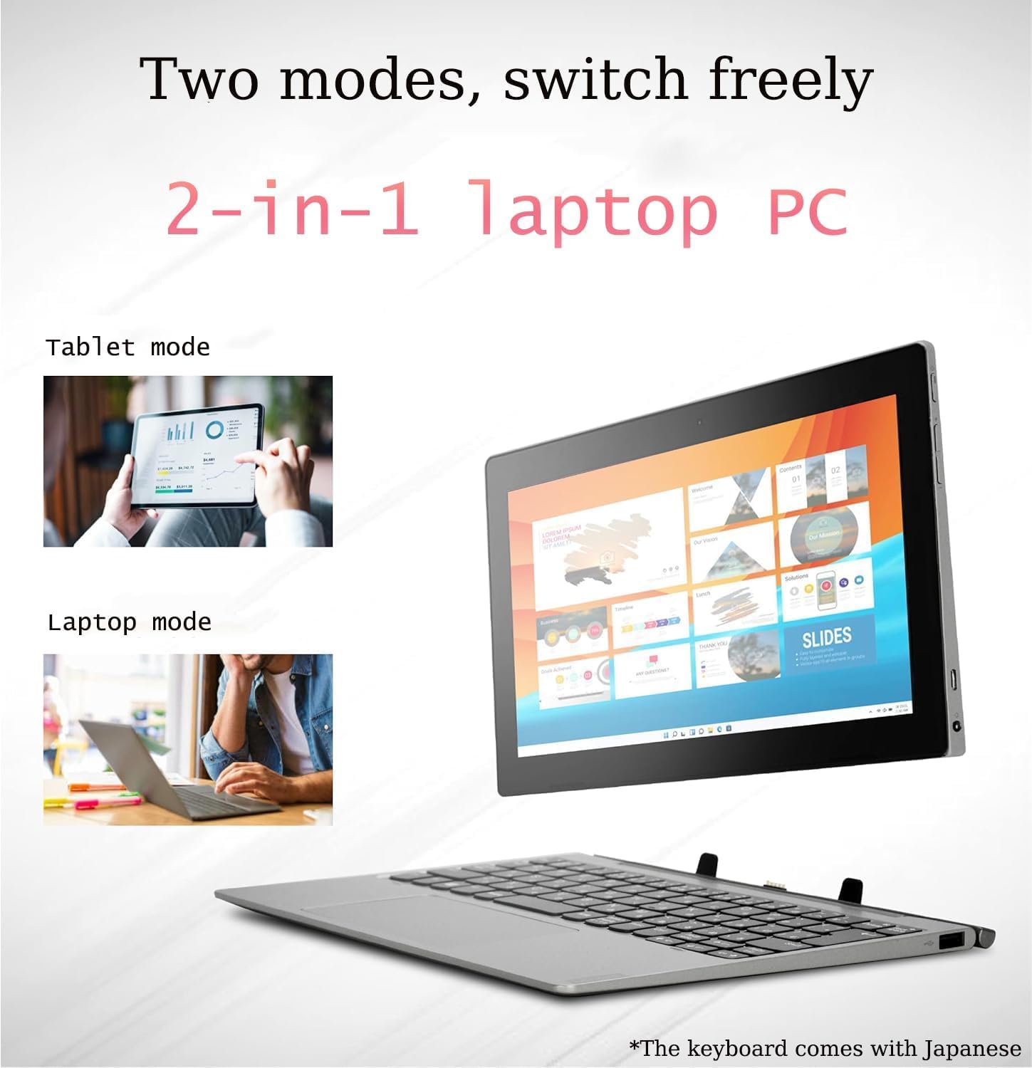 Lenovo IdeaPad D330-10IGM 2-in-1 Laptop with Touch Screen and