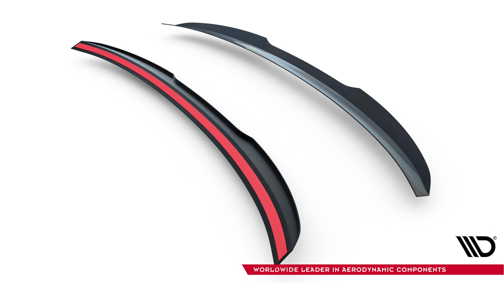 Maxton Design Spoiler Flügelverlängerung Glanz Schwarz ABS kompatibel mit Audi A5 S-Line F5 Sportback (2016-)