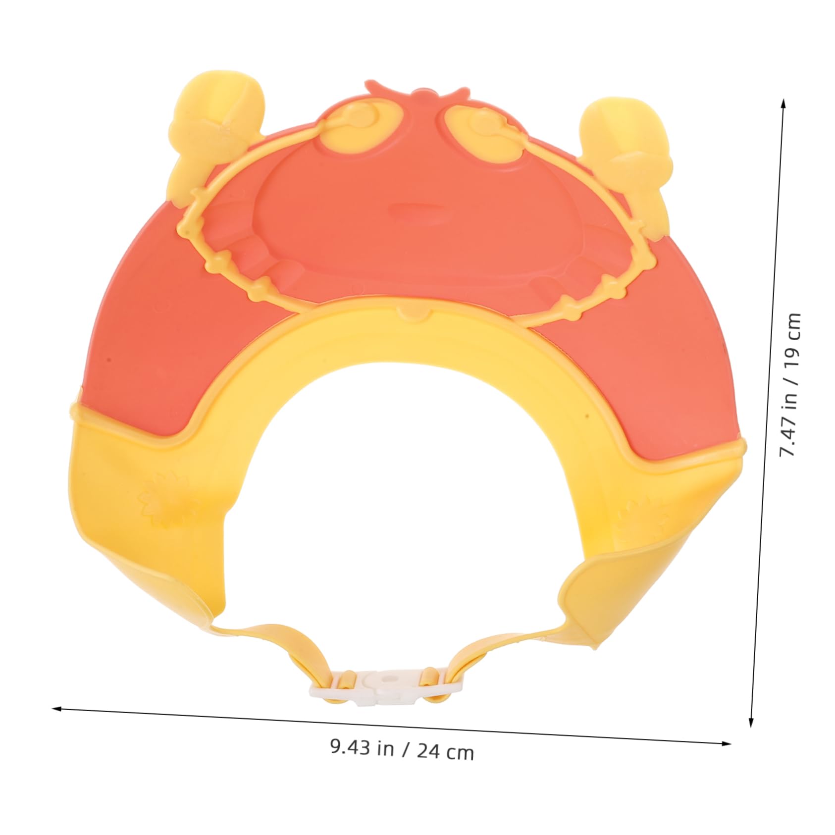 Anneome Boys and Girls Bath Hat Baby Silicone Shower Cap for Toddlers Hair Washing Shield Comfortable Reusable for Baby Boys and Girls