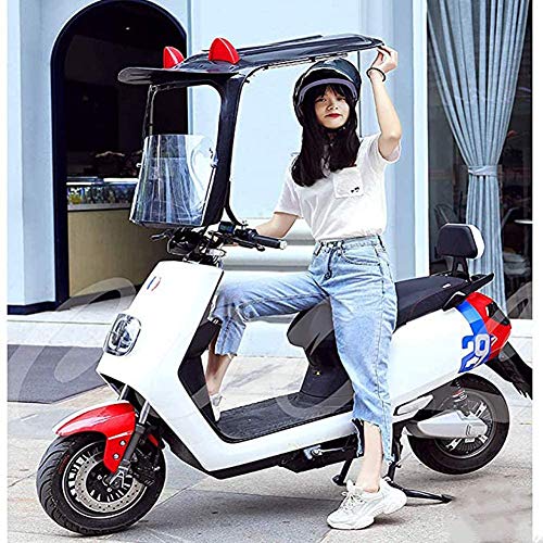 KDOQ Auvent de Voiture à Batterie électrique, Couverture de Pare-Brise de Voiture électrique de Moto auvent Pare-Soleil renforcé Pare-Soleil épaississement