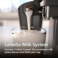 Vista 4 de Philips Máquina de Espresso Totalmente Automática Serie 3200, Espumador de Leche LatteGo, 5 Variedades de Café, Pantalla Táctil Intuitiva, Molinillo