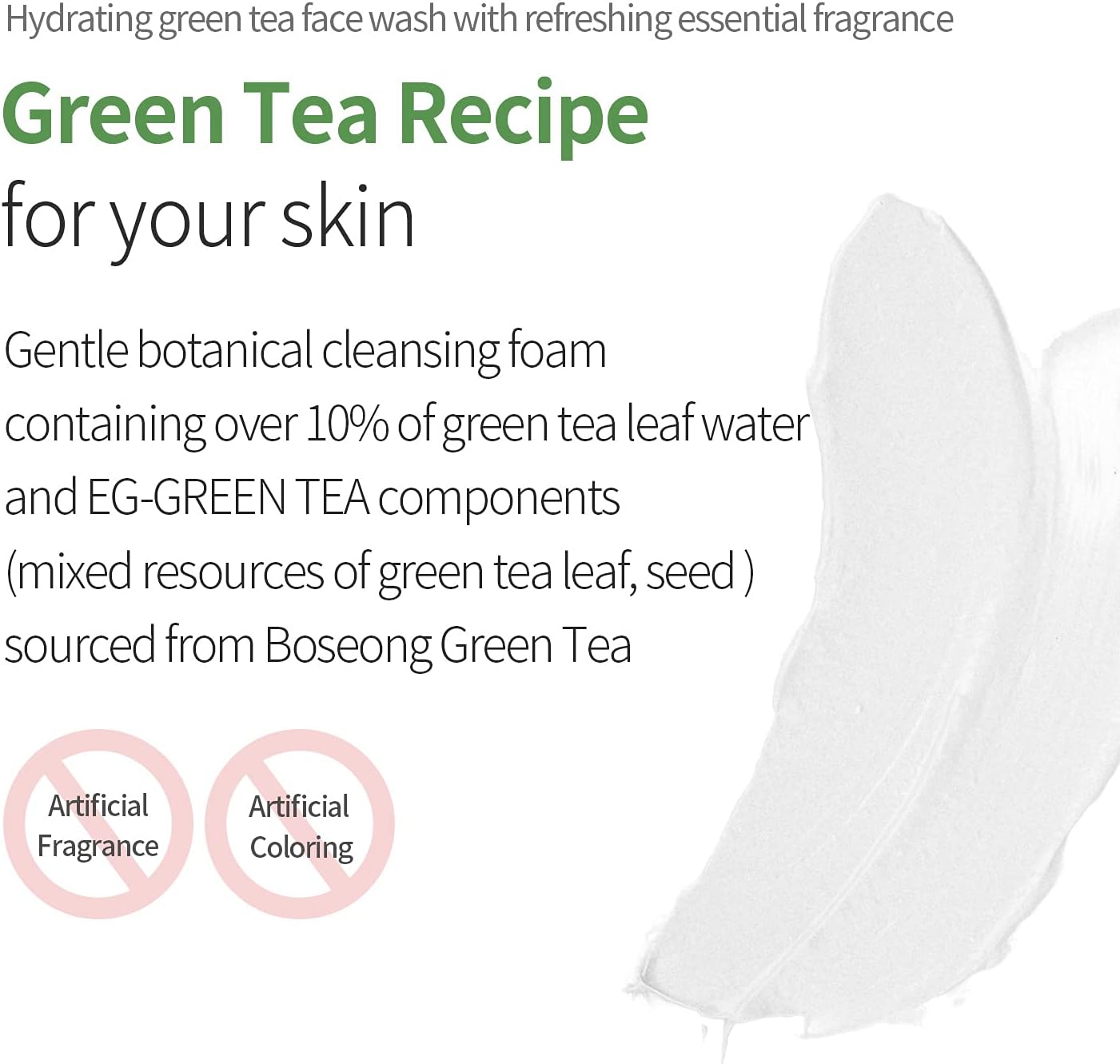 [BENTON] DEEP GREEN TEA Cleansing Foam 120g – BigaMart