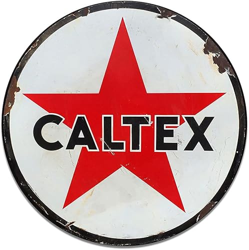 Miniatura 194 de Brotherhood Letrero de gas vintage de reproducción de letreros de metal vintage, letrero redondo de metal para garaje y hogar, 8 pulgadas de Nourse