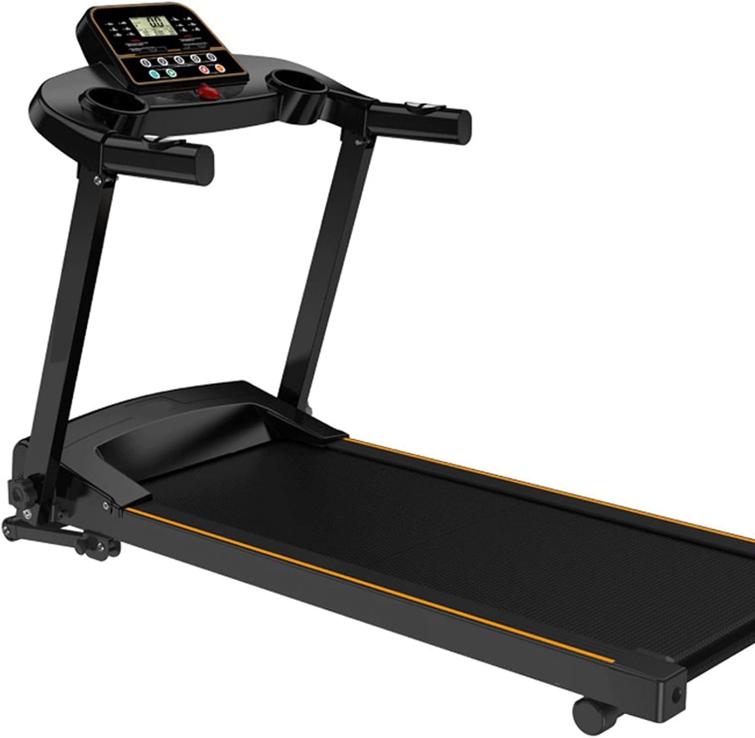 Caminadora Eléctrica Plegable Silenciosa DFEDHF Negra para Gimnasio en Casa
