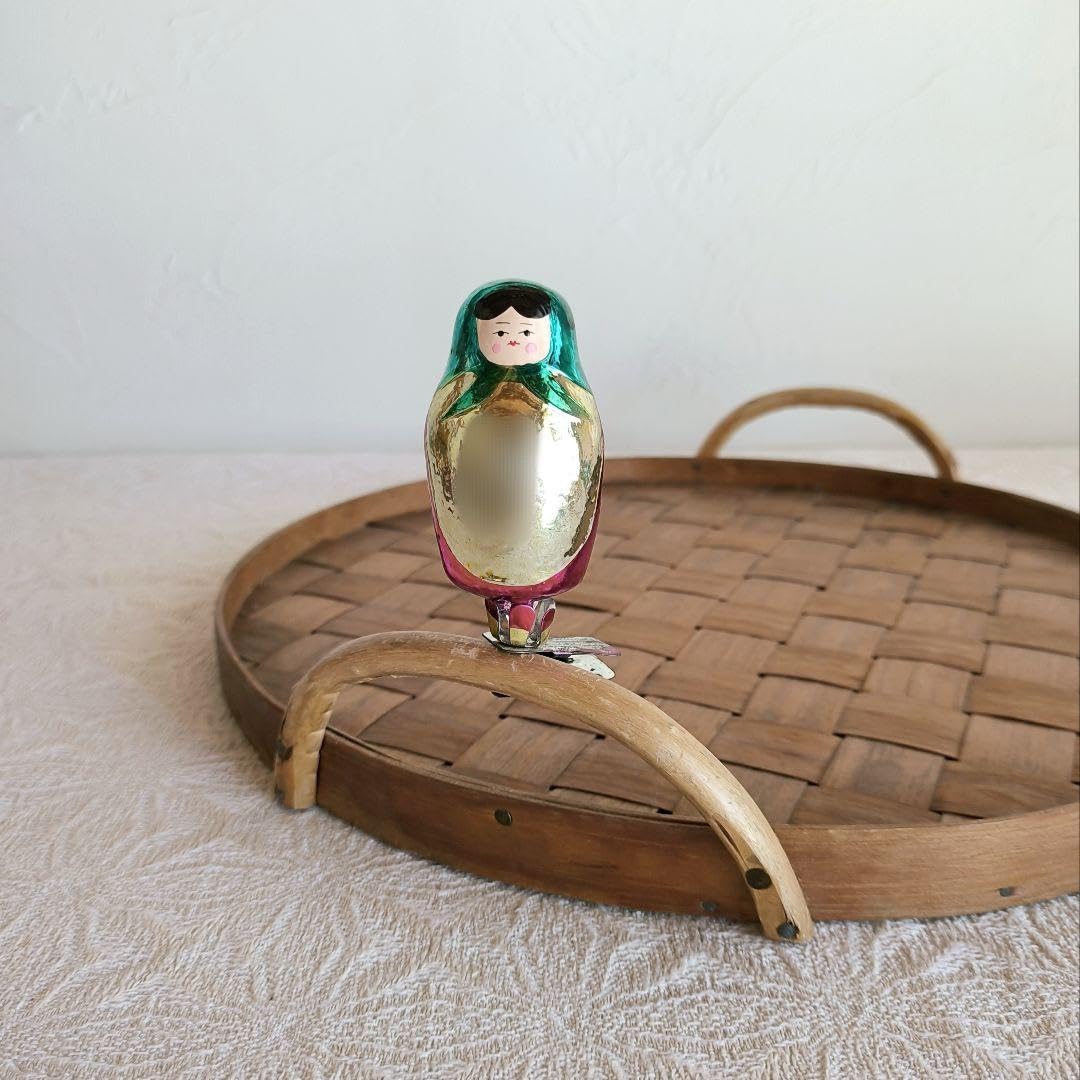 Amazon.co.jp: * vintage ornament ❀マトリョーシカ girl クリップ式 