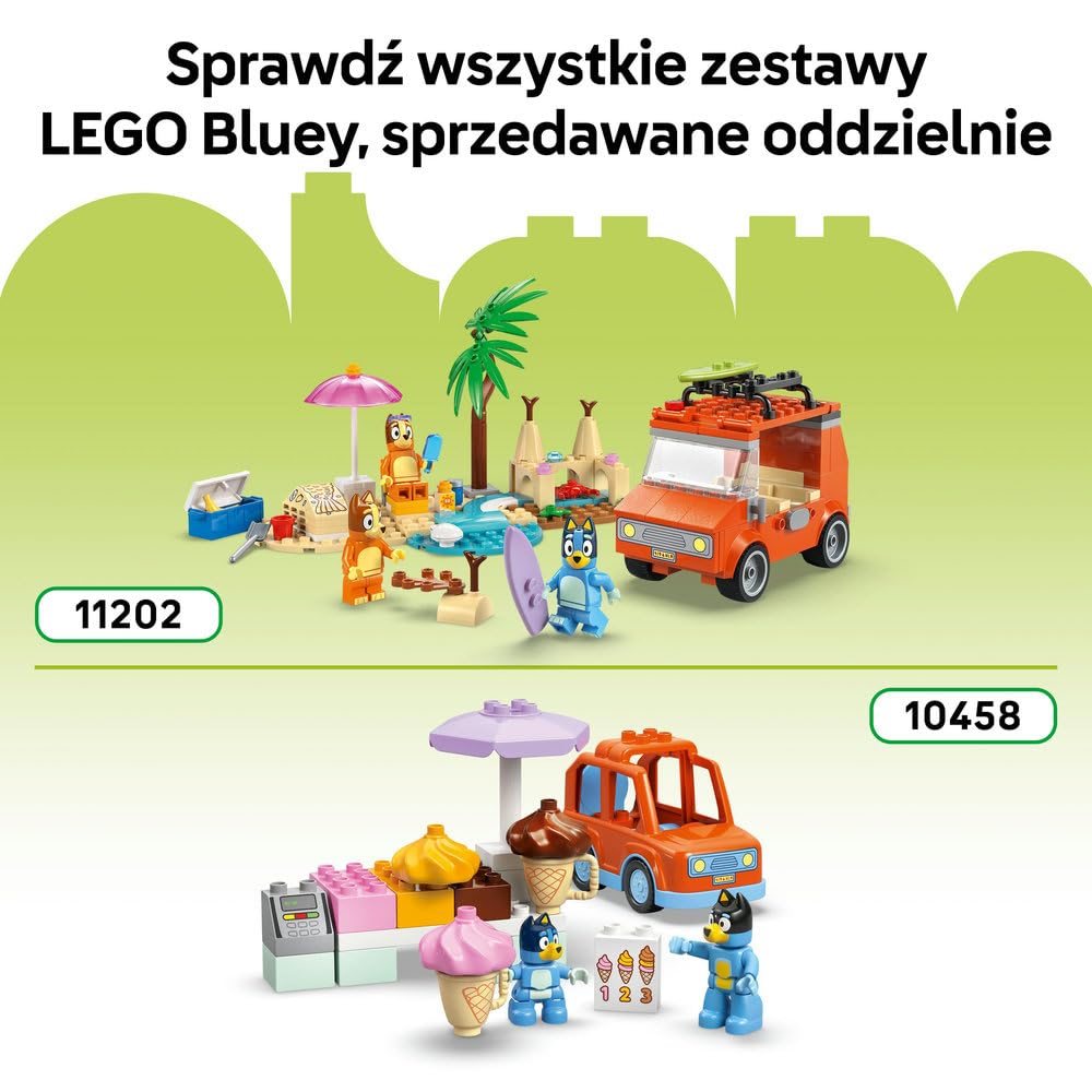 LEGO DUPLO Blue Dom rodzinny Blue z grą pamięciową 10459 | gra pamięciowa, klocki dla 3-latka, prezent dla dziewczynki i chłopca 3+, dom Blue, 83 elementy