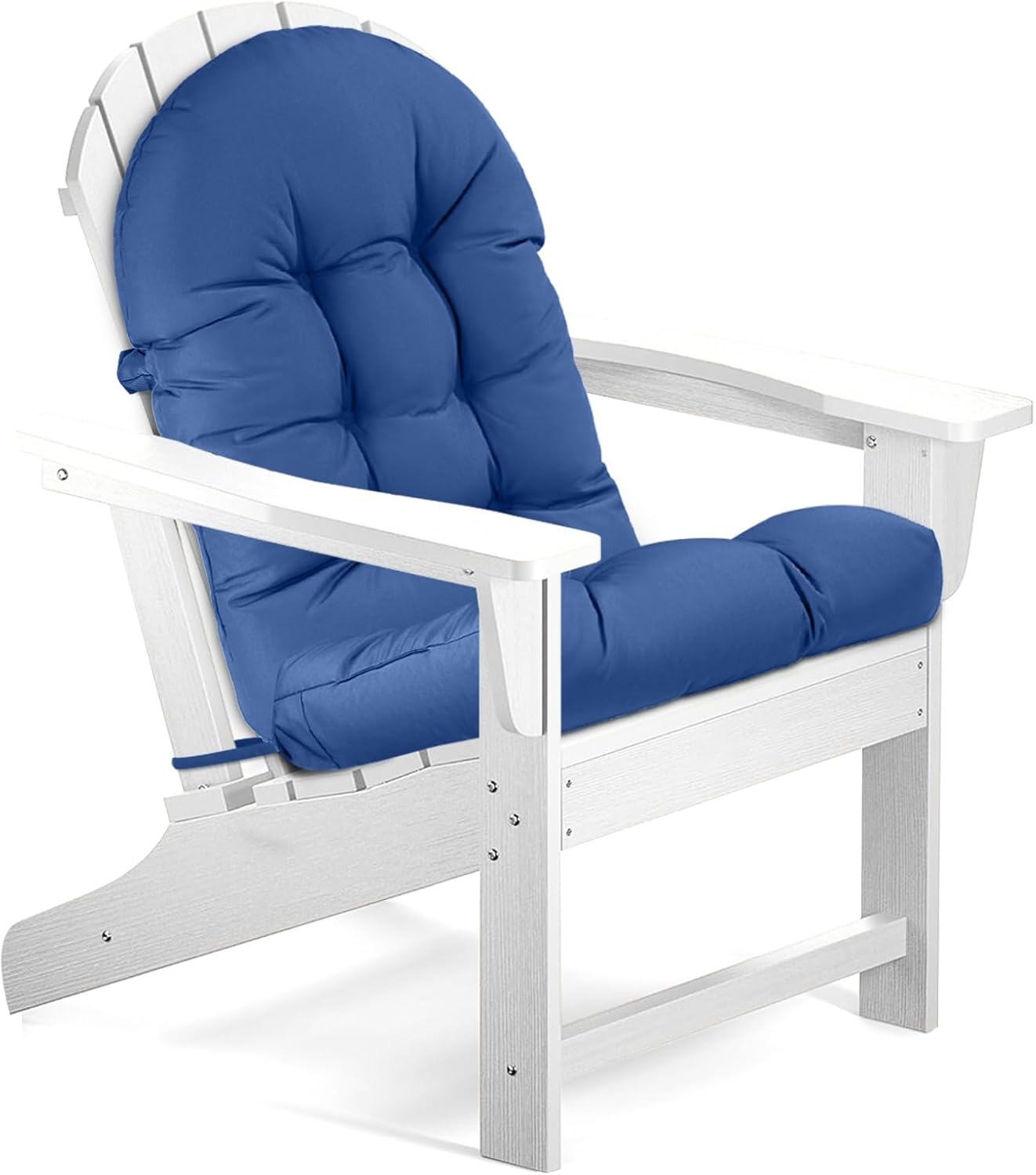 Adirondack Chair Cushion,45 Inches Waterproof High Back Outdoor Chair Cushions with Non-Slip Bottom,High Back Patio Chair Cushions,Rocking Chair Cushion Outdoor with Lace-up