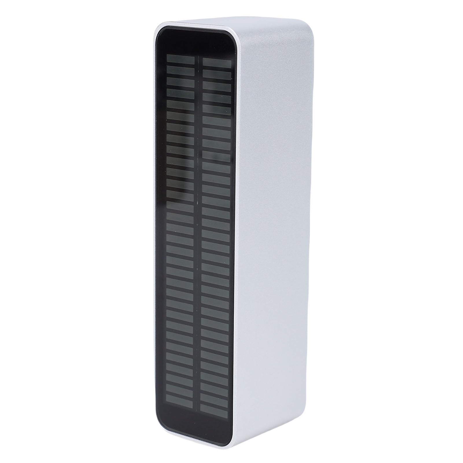 Bewinner Aktywowany dźwiękiem pasek świetlny z rytmem muzyki, dwukanałowy miernik VU, wskaźnik poziomu stereo z trybem AGC, aluminiowy wizualizator widma audio LED do komputer