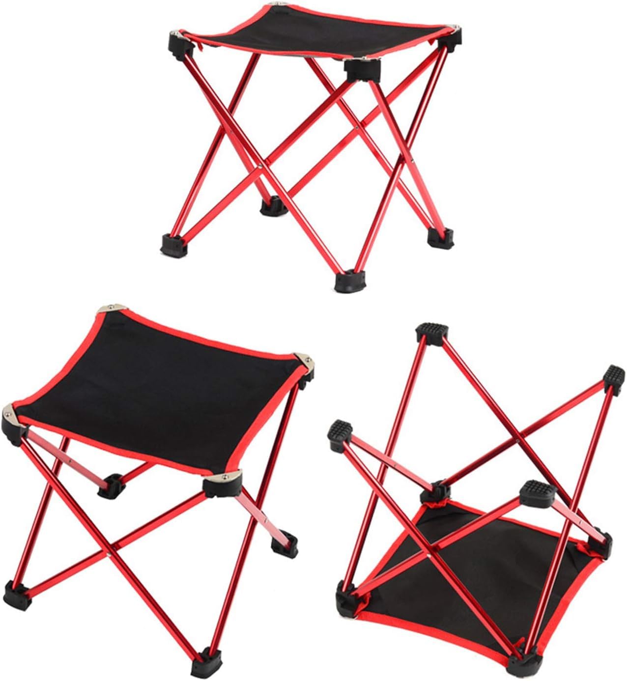 sgabello da campeggio, Sgabello pieghevole portatile, sedie pieghevoli da campeggio all'aperto, sgabelli, for pesca, viaggi, escursionismo, spiaggia, giardino, barbecue