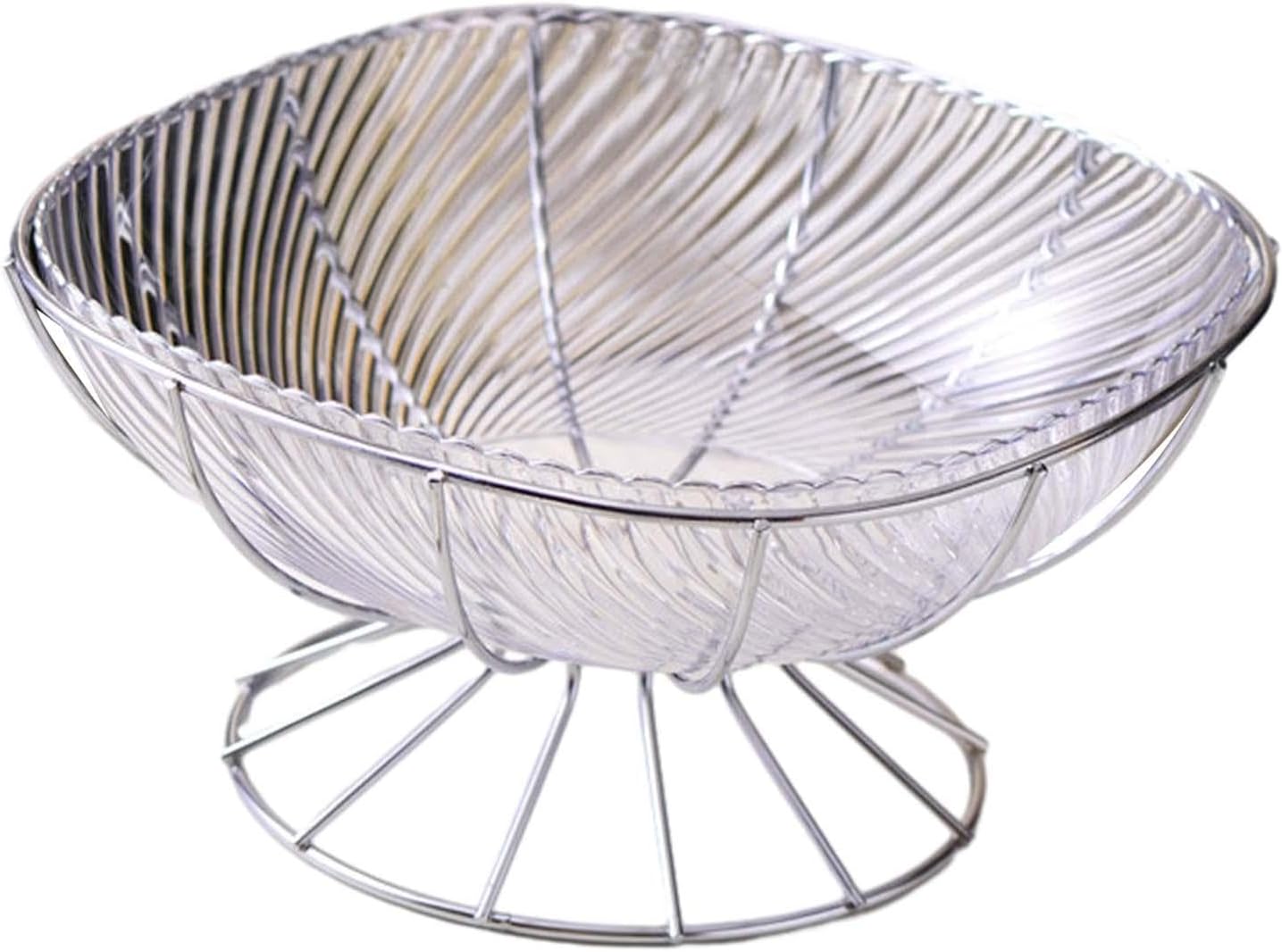 Fruit Tray Salad Bowl Modern Lightweight Snack Tray for Cafe Household Table Light Gray Silver | Kitchen, Dining & Bar | Baking Accs. & Cake Decorating |Home & Garden |1 Fruit Tray