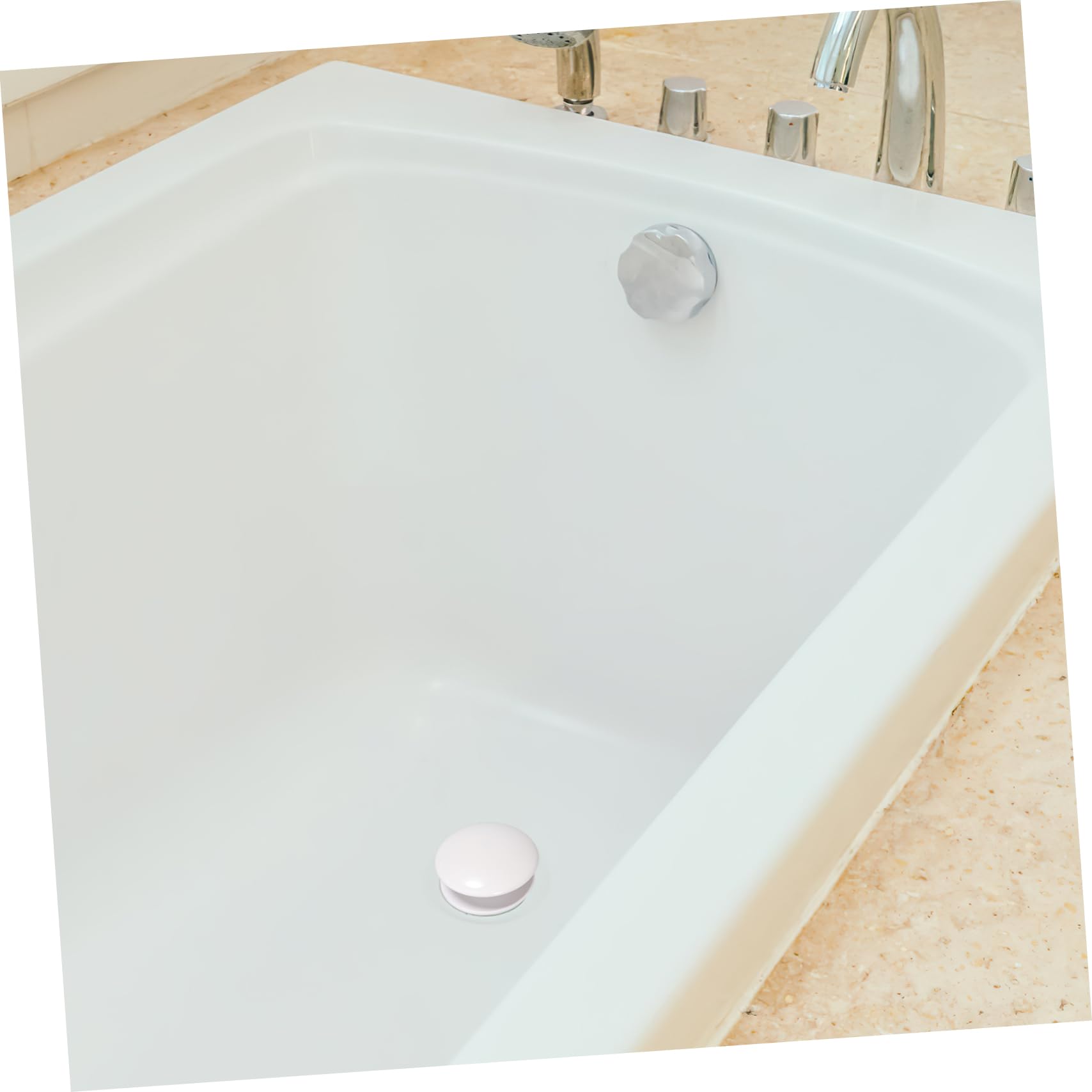 Uonlytech 4piezas Tapón De Drenaje para Lavabo Filtro Antibloqueo Diseño y Fácil Instalación Accesorio para Evitar Olores Baños y Cocinas