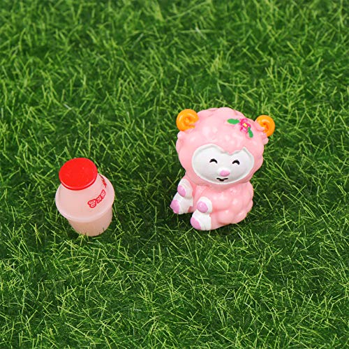 Ioffersuper 10Pcs Artificial Garden Grass Lawn 6 x 6 Inches Life-Like Fairy Turfs Grass Lawn Miniature Ornament for DIY Holiday Village Farm Craft Displays Landscape Dollhouse Grass Decoration - Thumbnail 4
