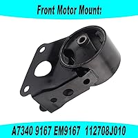 Vista 4 de Soporte de motor y soporte de transmisión compatible con Nissan Altima 2.5L 2002-2006 Reemplazo para A7340 A7341 A7342 A7343 11270-8J000 11320-8J005