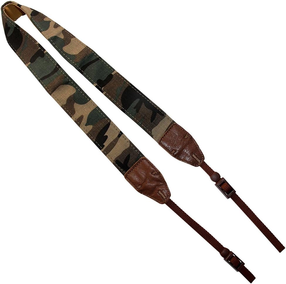 LYNCA Camera Neck Shoulder Strap for Digital SLR, Camcorder, Binocular(Brown Camouflage)