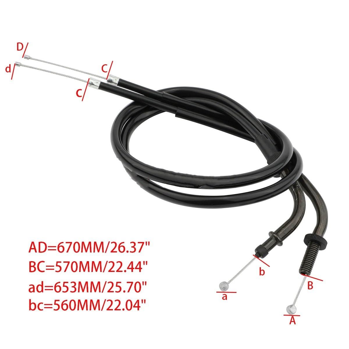 Motocyklowe kable napędowe Do Yam&aha VMX12 V-MAX 1200 VMAX1200 Vmax 2000-2007