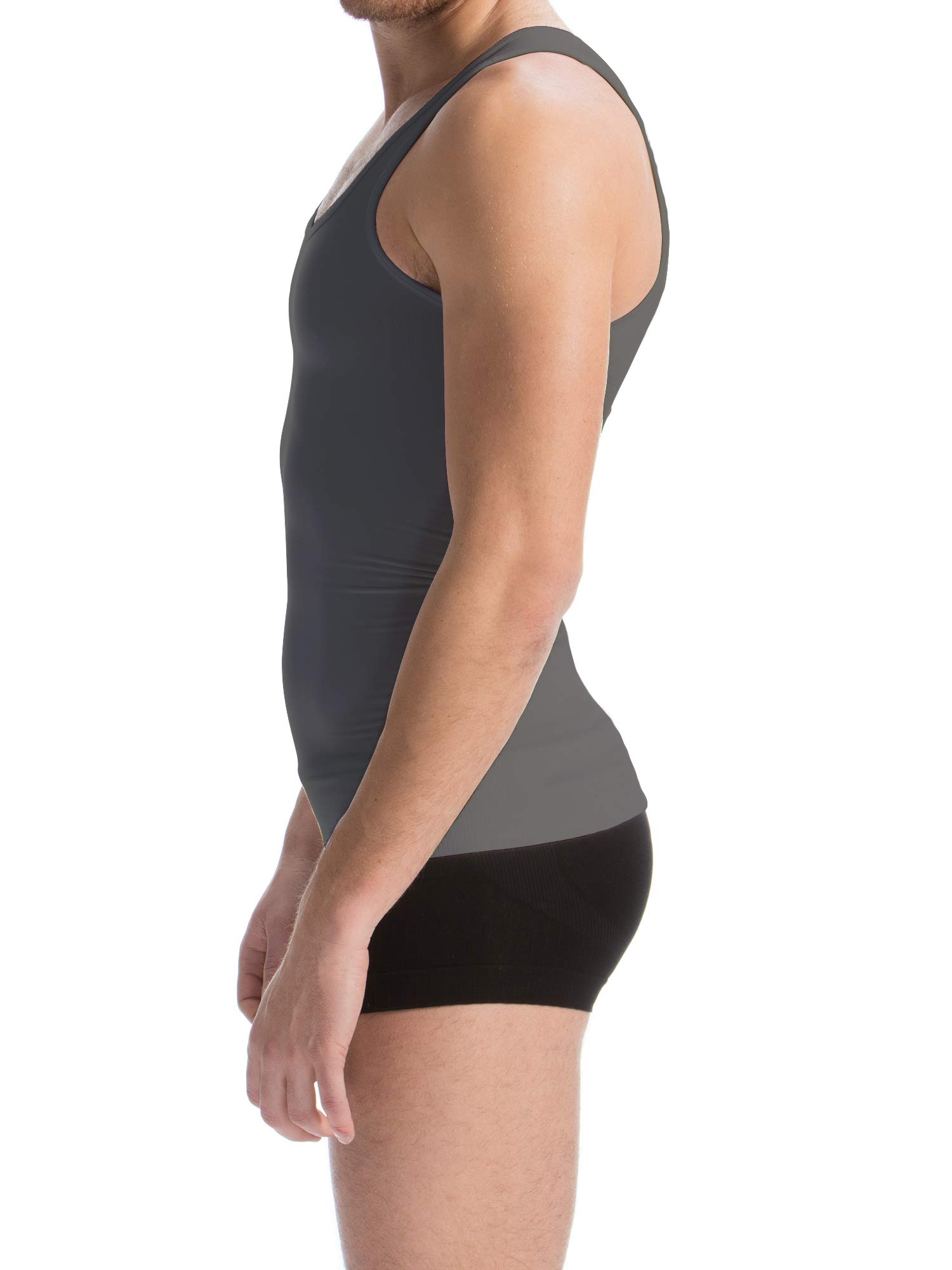 FarmaCell Canottiera Contenitiva Uomo, Compressione Totale Petto e Addome, Intimo Modellante in Cotone, Made in Italy, 418