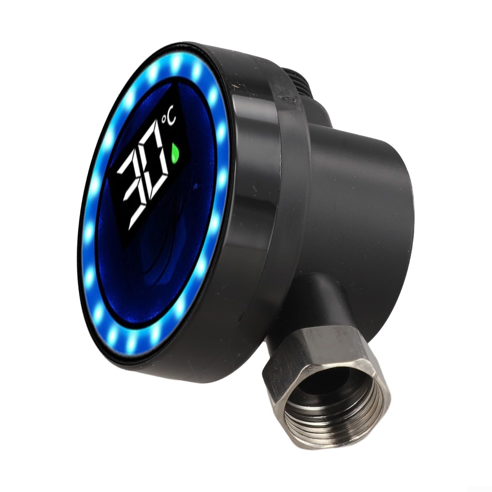 Wasserthermometer, Wasserbetriebenes LED-Duschthermometer mit Echtzeit-Wärmeüberwachung