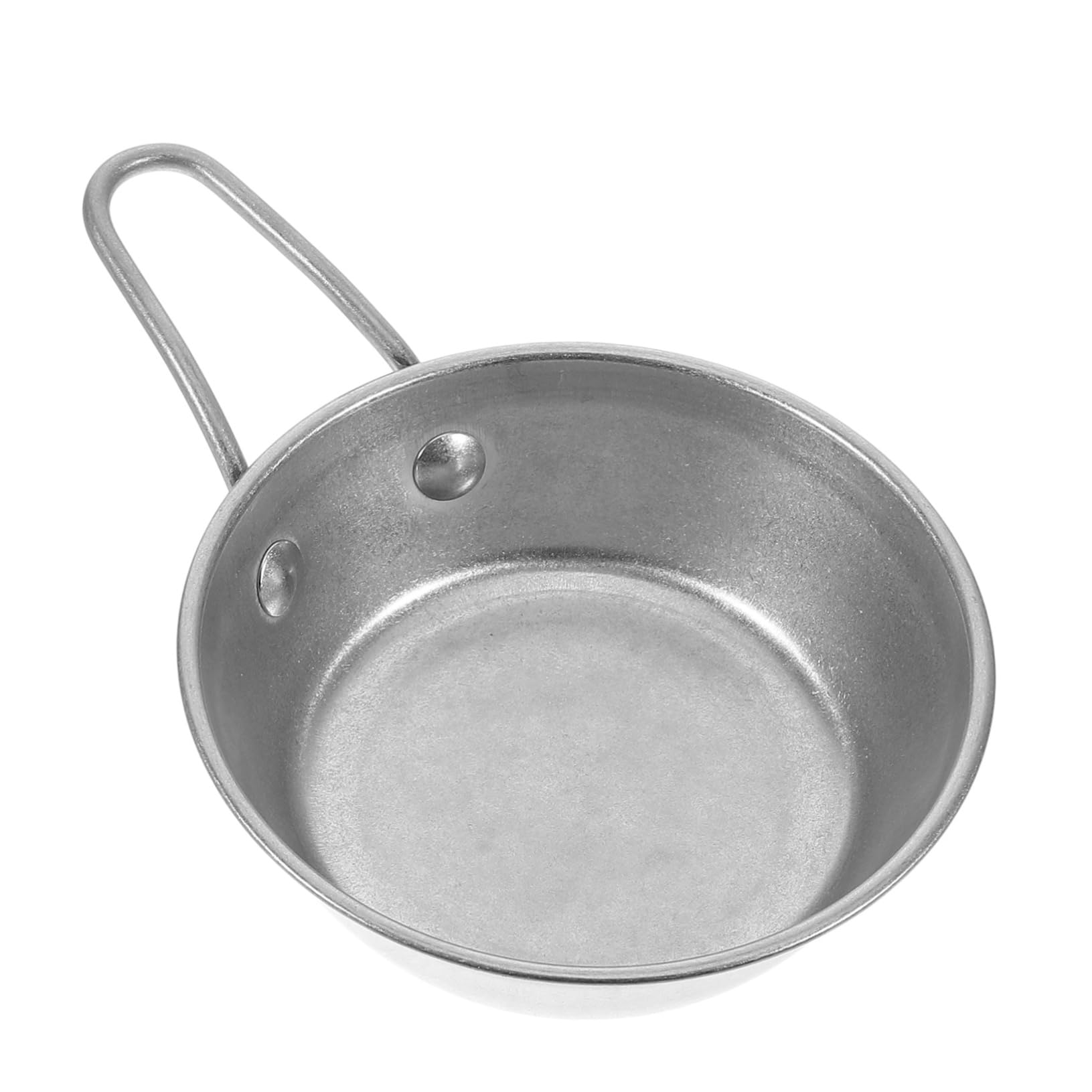 GOOHOCHY Retro Korean Style Stainless Steel Outdoor Camping Bowl Picnic Bowl with Handle for Travel