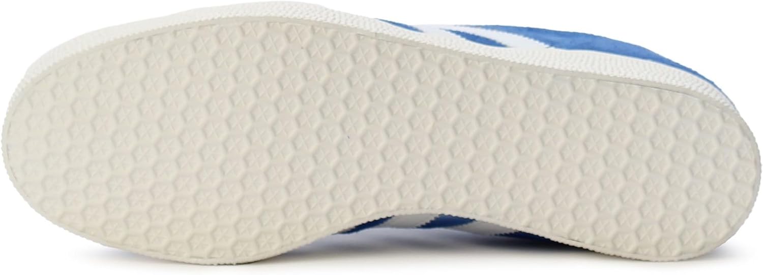 adidas Men's Gazelle Indoor Sneaker, Blue/Cloud White/Core White, Size 9.5